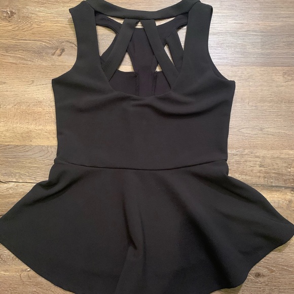 Sophia + Zeke Black Top Size Medium - Picture 2 of 3